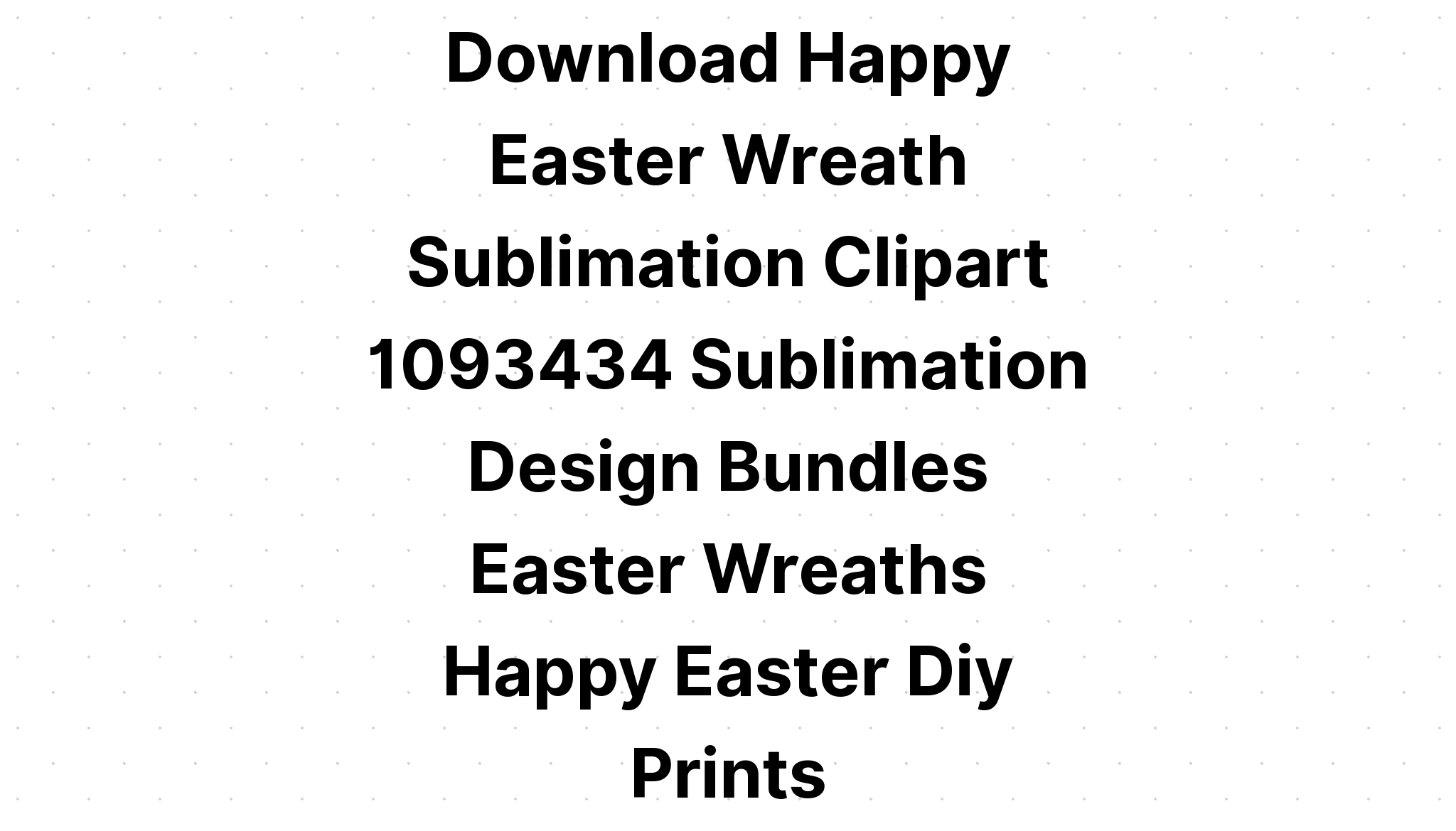 Download Happy Easter Design SVG File